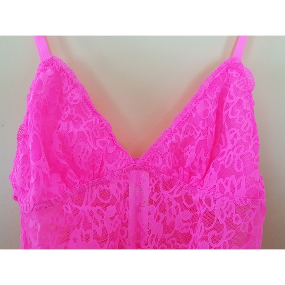Forever 21 Lace Pink Chemise Lingerie - Picture 3 of 15